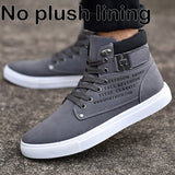 Comfortable High Top brand Canvas Men sneaker shoes 2019 fashion new arrivals warm spring winter Man casual shoes Drop Shipping
