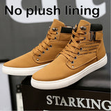 Comfortable High Top brand Canvas Men sneaker shoes 2019 fashion new arrivals warm spring winter Man casual shoes Drop Shipping