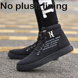 Comfortable High Top brand Canvas Men sneaker shoes 2019 fashion new arrivals warm spring winter Man casual shoes Drop Shipping