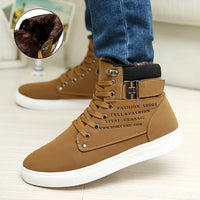 Comfortable High Top brand Canvas Men sneaker shoes 2019 fashion new arrivals warm spring winter Man casual shoes Drop Shipping