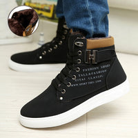 Comfortable High Top brand Canvas Men sneaker shoes 2019 fashion new arrivals warm spring winter Man casual shoes Drop Shipping