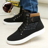 Comfortable High Top brand Canvas Men sneaker shoes 2019 fashion new arrivals warm spring winter Man casual shoes Drop Shipping