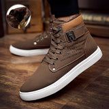 Comfortable High Top brand Canvas Men sneaker shoes 2019 fashion new arrivals warm spring winter Man casual shoes Drop Shipping