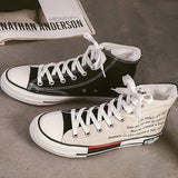 Vulcan Shoes Boys Sport Shoes High Top Canvas Sneakers Men Designer Unisex Sneakers Flat Casual School Shoes Man 2020 Fashion